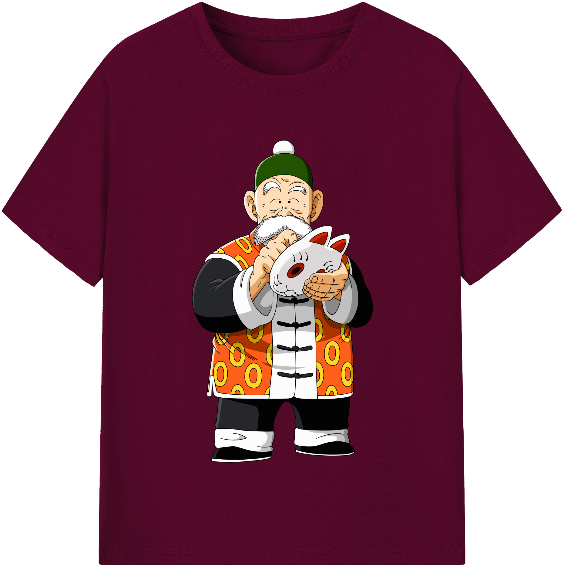 （画像用） ドラゴンボール 亀仙人（かめせんにん） DRAGON BALL Master Roshi Kame Sennin レディースカジュアルプリントTシャツ（綿100％）
